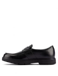 CLARKS Kids' Leather Slip-On School Shoes (Youth Size 3-8) 11 CLARKS Kids' Leather Slip-On School Shoes (Youth Size 3-8) -School Uniform Sales Store SD 01 T94 3009 Y0 X EC 4