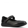 CLARKS Kids' Leather Riptape Mary Jane Shoes (Kid Size 10-2.5) -School Uniform Sales Store SD 01 T94 3033 Y0 X EC 0