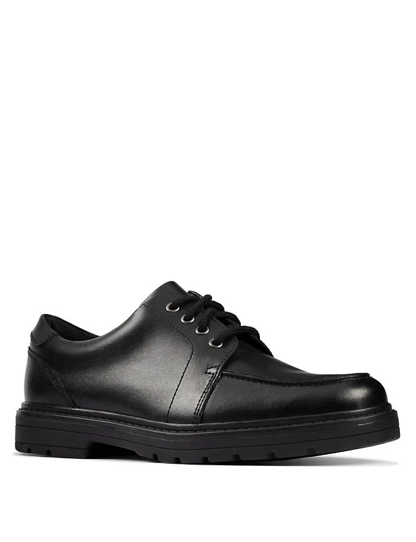 CLARKS Kids' Leather Lace Up School Shoes (Youth Size 3-9) 3 CLARKS Kids' Leather Lace Up School Shoes (Youth Size 3-9)