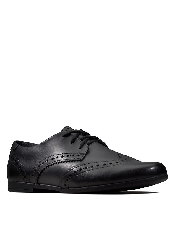 CLARKS Kids' Leather Lace School Shoes (Youth Size 3-9) 3 CLARKS Kids' Leather Lace School Shoes (Youth Size 3-9)