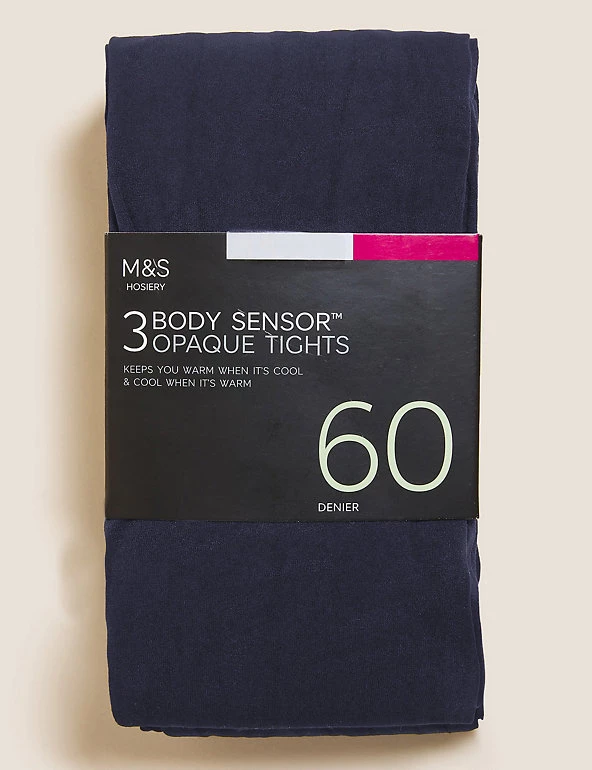 M&S Collection 3pk 60 Denier Body Sensor™ Tights 14 M&S Collection 3pk 60 Denier Body Sensor™ Tights - Image 12