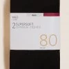 M&S Collection 2pk 80 Denier Supersoft Opaque Tights -School Uniform Sales Store SD 02 T60 2280A Y0 X EC 0
