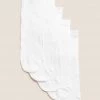 M&S Collection Socks & Tights 5pk Of Short Picot Socks -School Uniform Sales Store SD 04 T64 8079A Z0 X EC 0