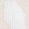 M&S Collection Underwear 5 Pack Pure Cotton Camisoles (2-16 Yrs) 2 M&S Collection Underwear 5 Pack Pure Cotton Camisoles (2-16 Yrs) -School Uniform Sales Store SD 04 T71 1202V Z0 X EC 0