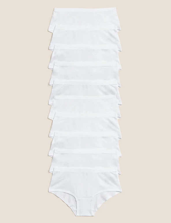 M&S Collection Underwear 10pk Cotton Rich With Stretch Shorts (2-16 Yrs) 3 M&S Collection Underwear 10pk Cotton Rich With Stretch Shorts (2-16 Yrs)