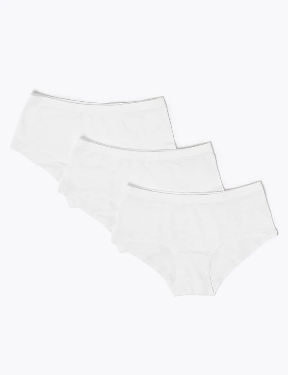 M&S Collection Underwear 10pk Cotton Rich With Stretch Shorts (2-16 Yrs) 4 M&S Collection Underwear 10pk Cotton Rich With Stretch Shorts (2-16 Yrs) - Image 2