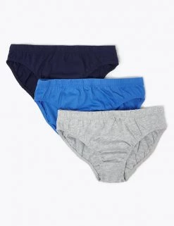 M&S Collection Underwear 10pk Pure Cotton Briefs (2-16 Yrs) -School Uniform Sales Store SD 04 T71 1401V B4 X EC 1