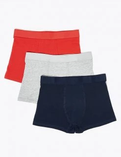 M&S Collection Underwear 5 Pack Cotton Rich Trunks (2-16 Yrs) 5 M&S Collection Underwear 5 Pack Cotton Rich Trunks (2-16 Yrs) -School Uniform Sales Store SD 04 T71 1403V B4 X EC 1