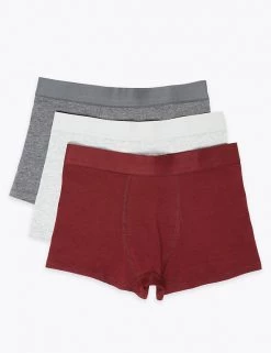 M&S Collection Underwear 5 Pack Cotton Rich Trunks (2-16 Yrs) 5 M&S Collection Underwear 5 Pack Cotton Rich Trunks (2-16 Yrs) -School Uniform Sales Store SD 04 T71 1415V VX X EC 1
