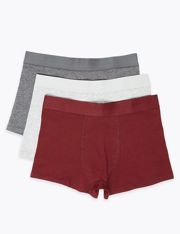 M&S Collection Underwear 5 Pack Cotton Rich Trunks (2-16 Yrs) 4 M&S Collection Underwear 5 Pack Cotton Rich Trunks (2-16 Yrs) - Image 2