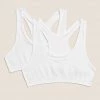 M&S Collection Underwear 2pk Seamfree Crop Tops (9-16 Yrs) -School Uniform Sales Store SD 04 T71 3374 Z0 X EC 0