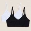 M&S Collection Underwear 2pk Seamfree Cropped Tops (9-16 Yrs) 2 M&S Collection Underwear 2pk Seamfree Cropped Tops (9-16 Yrs) -School Uniform Sales Store SD 04 T71 4887 YZ X EC 0