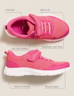 Light As Air™ Footwear Kids' Freshfeet™ Riptape Trainers (5 Small - 3 Large) -School Uniform Sales Store SD 04 T72 1607Y A0 X EC 90