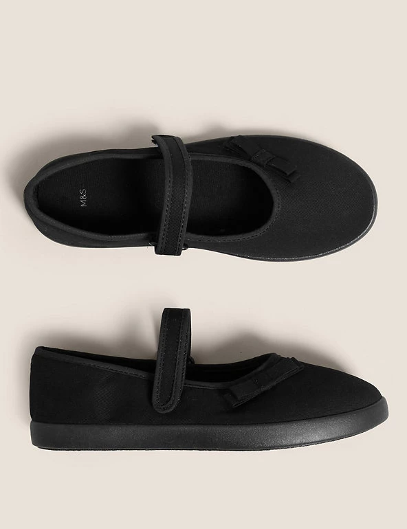 M&S Collection Footwear Kids' Riptape Plimsoll School Shoes (7 Small - 4 Large) 5 M&S Collection Footwear Kids' Riptape Plimsoll School Shoes (7 Small - 4 Large) - Image 3