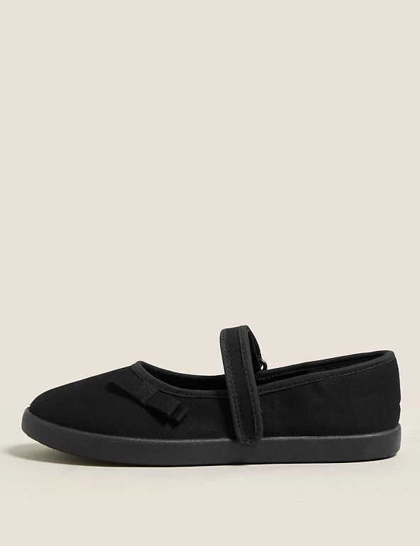 M&S Collection Footwear Kids' Riptape Plimsoll School Shoes (7 Small - 4 Large) 8 M&S Collection Footwear Kids' Riptape Plimsoll School Shoes (7 Small - 4 Large) - Image 6