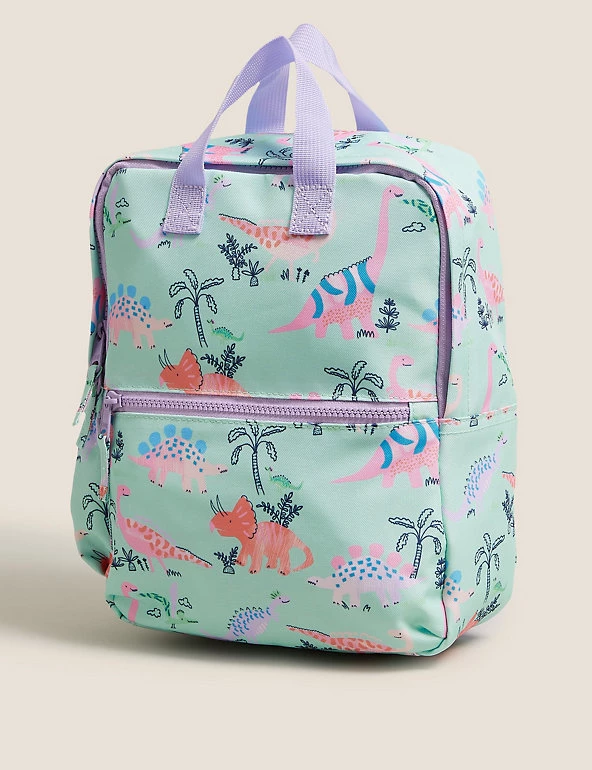 M&S Collection Accessories Kids' Water Repellent Dinosaur Nursery Backpack 3 M&S Collection Accessories Kids' Water Repellent Dinosaur Nursery Backpack
