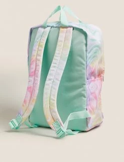 M&S Collection Accessories Kids' Water Repellent Marble Print School Backpack 10 M&S Collection Accessories Kids' Water Repellent Marble Print School Backpack -School Uniform Sales Store SD 04 T72 6131B ZZ X EC 1