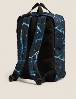 M&S Collection Accessories Kids' Water Repellent Lightning Backpack -School Uniform Sales Store SD 04 T72 6136F Y0 X EC 1