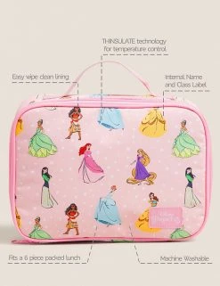 M&S Collection Lunchboxes Kids' Disney Princess™ Lunch Box -School Uniform Sales Store SD 04 T72 7023D A1 X EC 90
