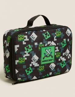 M&S Collection Lunchboxes Kids' Minecraft™ Lunch Box -School Uniform Sales Store SD 04 T72 7025F Y0 X EC 2