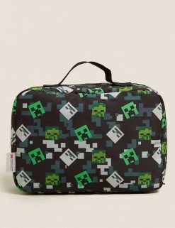 M&S Collection Lunchboxes Kids' Minecraft™ Lunch Box -School Uniform Sales Store SD 04 T72 7025F Y0 X EC 3
