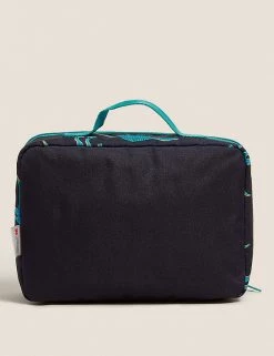 M&S Collection Lunchboxes Kids' Dinosaur Print Lunch Box -School Uniform Sales Store SD 04 T72 7026J F0 X EC 3