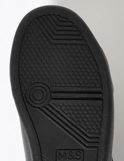 M&S Collection Kids' Leather Riptape School Shoes (13 Small- 9 Large) -School Uniform Sales Store SD 04 T72 8449B Y0 X EC 3