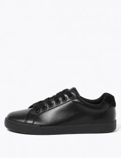 M&S Collection Footwear Kids' Leather Freshfeet™ Trainers (13 Small - 9 Large) 9 M&S Collection Footwear Kids' Leather Freshfeet™ Trainers (13 Small - 9 Large) -School Uniform Sales Store SD 04 T72 8464B Y0 X EC 1