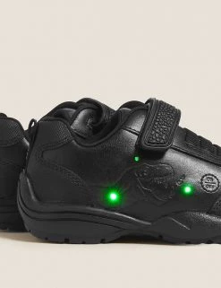 M&S Collection Kids' Leather Light Up Dino School Shoes (8 Small - 1 Large) 12 M&S Collection Kids' Leather Light Up Dino School Shoes (8 Small - 1 Large) -School Uniform Sales Store SD 04 T72 8548B Y0 X EC 2