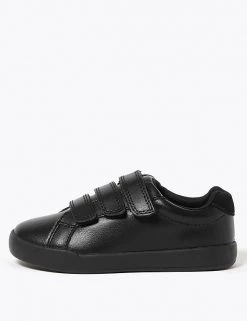 M&S Collection Footwear Kids' Leather Freshfeet™ Trainers (8 Small - 1 Large) 9 M&S Collection Footwear Kids' Leather Freshfeet™ Trainers (8 Small - 1 Large) -School Uniform Sales Store SD 04 T72 8553B Y0 X EC 1