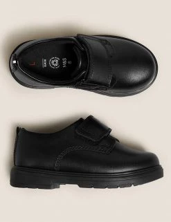 M&S Collection Kids' Leather Riptape School Shoes (8 Small - 1 Large) 10 M&S Collection Kids' Leather Riptape School Shoes (8 Small - 1 Large) -School Uniform Sales Store SD 04 T72 8558B Y0 X EC 1