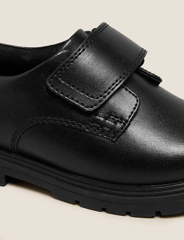 M&S Collection Kids' Leather Riptape School Shoes (8 Small - 1 Large) 6 M&S Collection Kids' Leather Riptape School Shoes (8 Small - 1 Large) - Image 4