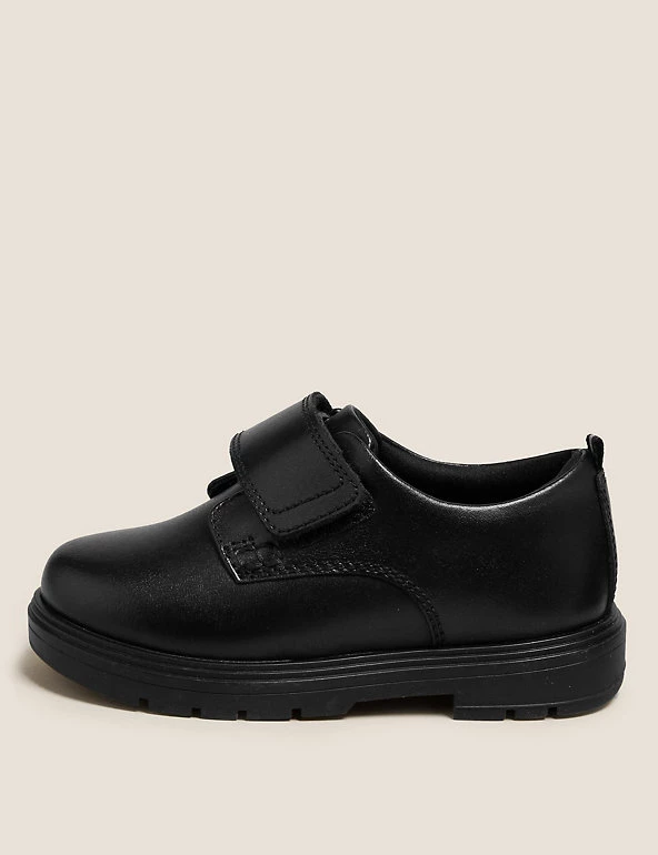 M&S Collection Kids' Leather Riptape School Shoes (8 Small - 1 Large) 8 M&S Collection Kids' Leather Riptape School Shoes (8 Small - 1 Large) - Image 6