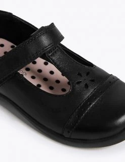 M&S Collection Kids’ Leather T-Bar School Shoes (8 Small - 1 Large) -School Uniform Sales Store SD 04 T72 8654B Y0 X EC 2