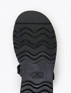 M&S Collection Kids' Leather Mary Jane Cat School Shoes (8 Small - 1 Large) -School Uniform Sales Store SD 04 T72 8662B Y0 X EC 3