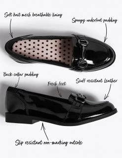 M&S Collection Shoes Kids Patent Leather Slip On Loafers (13 Small - 7 Large) 8 M&S Collection Shoes Kids Patent Leather Slip On Loafers (13 Small - 7 Large) -School Uniform Sales Store SD 04 T72 8751B Y0 X EC 90
