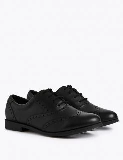M&S Collection Kids’ Leather Lace-up Brogues School Shoes (13 Small - 7 Large)