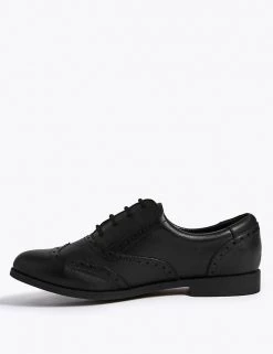 M&S Collection Kids’ Leather Lace-up Brogues School Shoes (13 Small - 7 Large) -School Uniform Sales Store SD 04 T72 8752B Y0 X EC 1