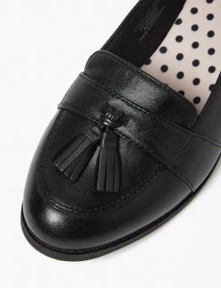 M&S Collection Shoes Kids' Leather Freshfeet™ Loafers (13 Small - 7 Large) -School Uniform Sales Store SD 04 T72 8755B Y0 X EC 2