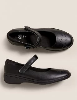 M&S Collection Kid's Leather Freshfeet™ School Shoes (13 Small - 7 Large) -School Uniform Sales Store SD 04 T72 8764B Y0 X EC 1