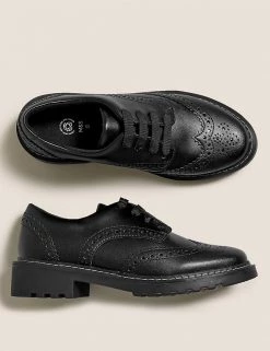 M&S Collection Kids' Leather Freshfeet™ School Shoes (13 Small -7 Large) 10 M&S Collection Kids' Leather Freshfeet™ School Shoes (13 Small -7 Large) -School Uniform Sales Store SD 04 T72 8787B Y0 X EC 1