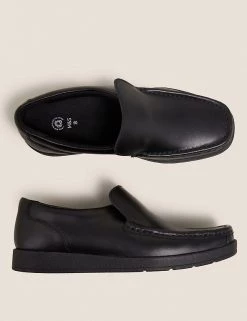 M&S Collection Kids' Leather Slip-on Loafer School Shoes (13 Small - 9 Large) 10 M&S Collection Kids' Leather Slip-on Loafer School Shoes (13 Small - 9 Large) -School Uniform Sales Store SD 04 T72 8807B Y0 X EC 1