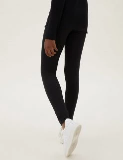 M&S Collection 5pk Cotton Rich Leggings With Stretch (6-16 Yrs) 11 M&S Collection 5pk Cotton Rich Leggings With Stretch (6-16 Yrs) -School Uniform Sales Store SD 04 T74 3128E Y0 X EC 3