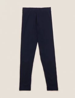 M&S Collection Cotton Rich Leggings With Stretch (2-16 Yrs) -School Uniform Sales Store SD 04 T74 3199V F0 X EC 90