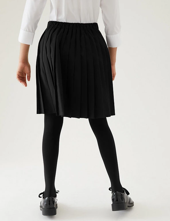 M&S Collection Skirts Girls' Easy Dressing Pull On School Skirt (2-16 Yrs) 6 M&S Collection Skirts Girls' Easy Dressing Pull On School Skirt (2-16 Yrs) - Image 4