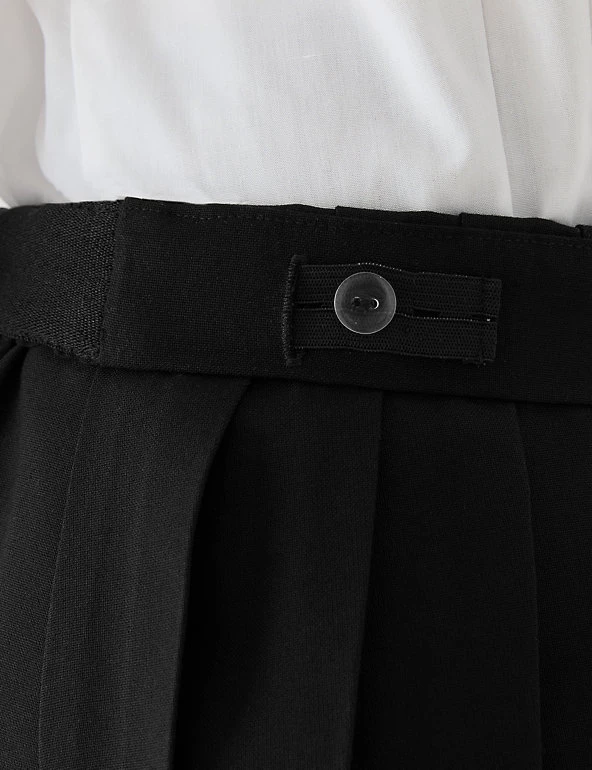 M&S Collection Skirts Girls' Easy Dressing Pull On School Skirt (2-16 Yrs) 7 M&S Collection Skirts Girls' Easy Dressing Pull On School Skirt (2-16 Yrs) - Image 5