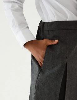 M&S Collection Skirts Girls' Permanent Pleats School Skirt (2-16 Yrs) -School Uniform Sales Store SD 04 T76 0132 T0 X EC 4