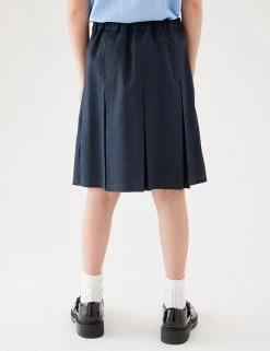 M&S Collection Skirts Girls' Slim Fit Permanent Pleats School Skirt (2-18 Yrs) -School Uniform Sales Store SD 04 T76 0137 F0 X EC 2