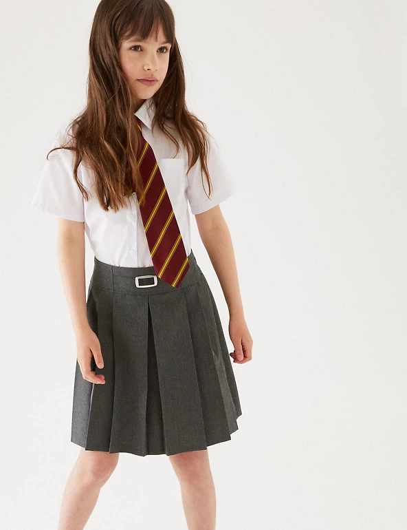 M&S Collection Skirts Girls' Permanent Pleats School Skirt (2-16 Yrs) 3 M&S Collection Skirts Girls' Permanent Pleats School Skirt (2-16 Yrs)