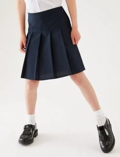 M&S Collection 2pk Girls' Crease Resistant School Skirts (2-16 Yrs) 39 M&S Collection 2pk Girls' Crease Resistant School Skirts (2-16 Yrs) -School Uniform Sales Store SD 04 T76 0197 F0 X EC 1
